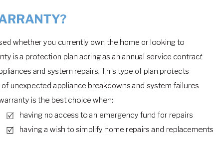 home warranty santa maria